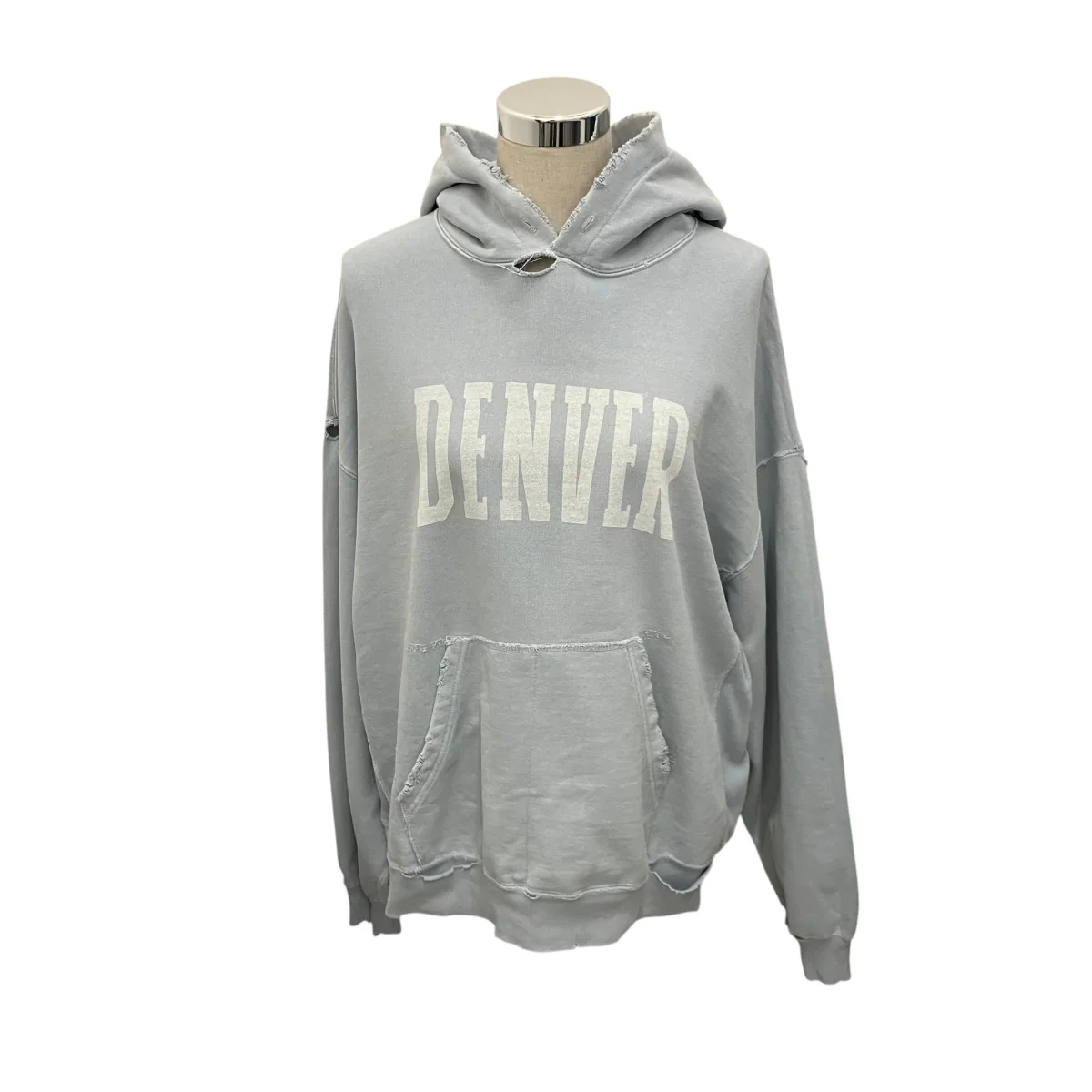 【DENVER】ダメージ加工プリントフーディー - Image 2
