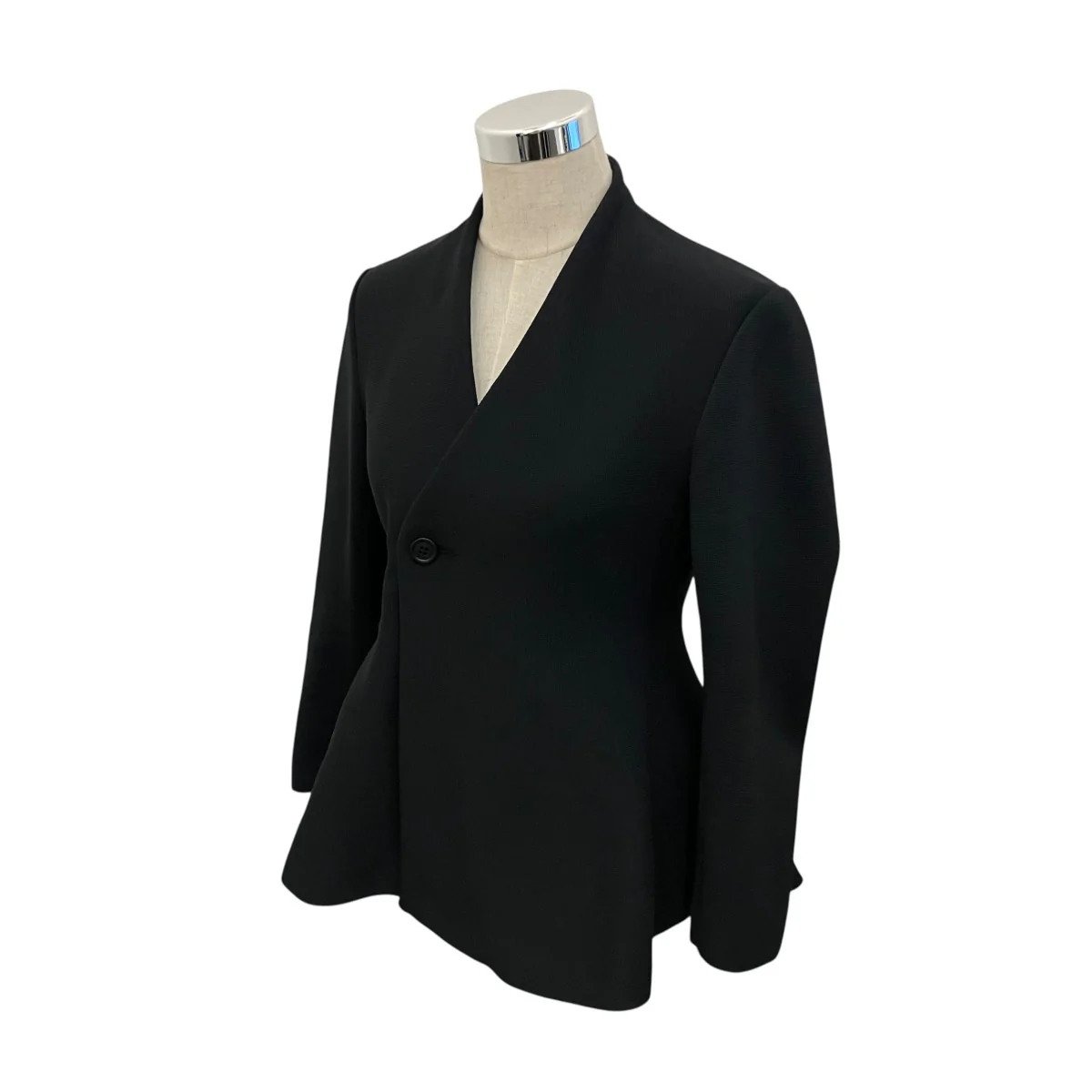 【MILAN COLLARLESS FLARE JACKET】カラーレスフレアジャケットCF011KD012JP00