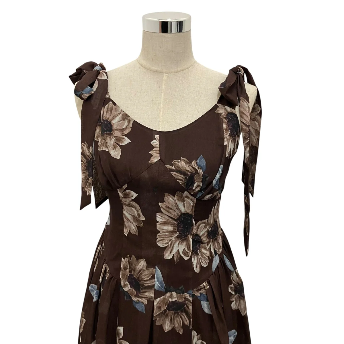 【SUNFLOWER-PRINTED MIDI DRESS】ワンピース1222305084 - Image 4