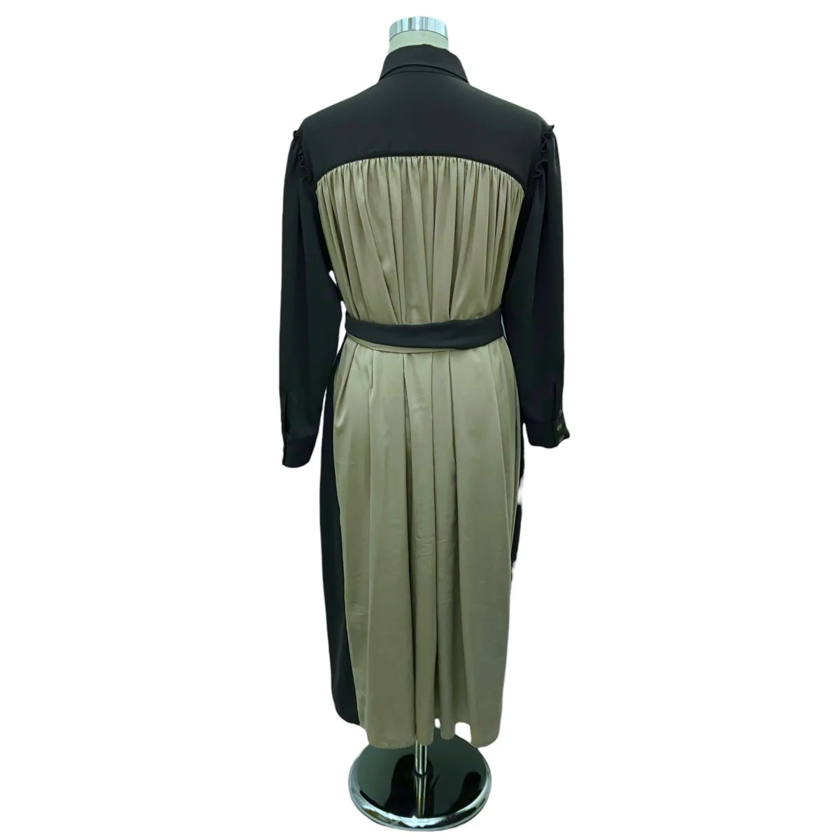 【TWO-TONE Belted Shirt Dress】ベルテッドワンピースHER1910106 - Image 2
