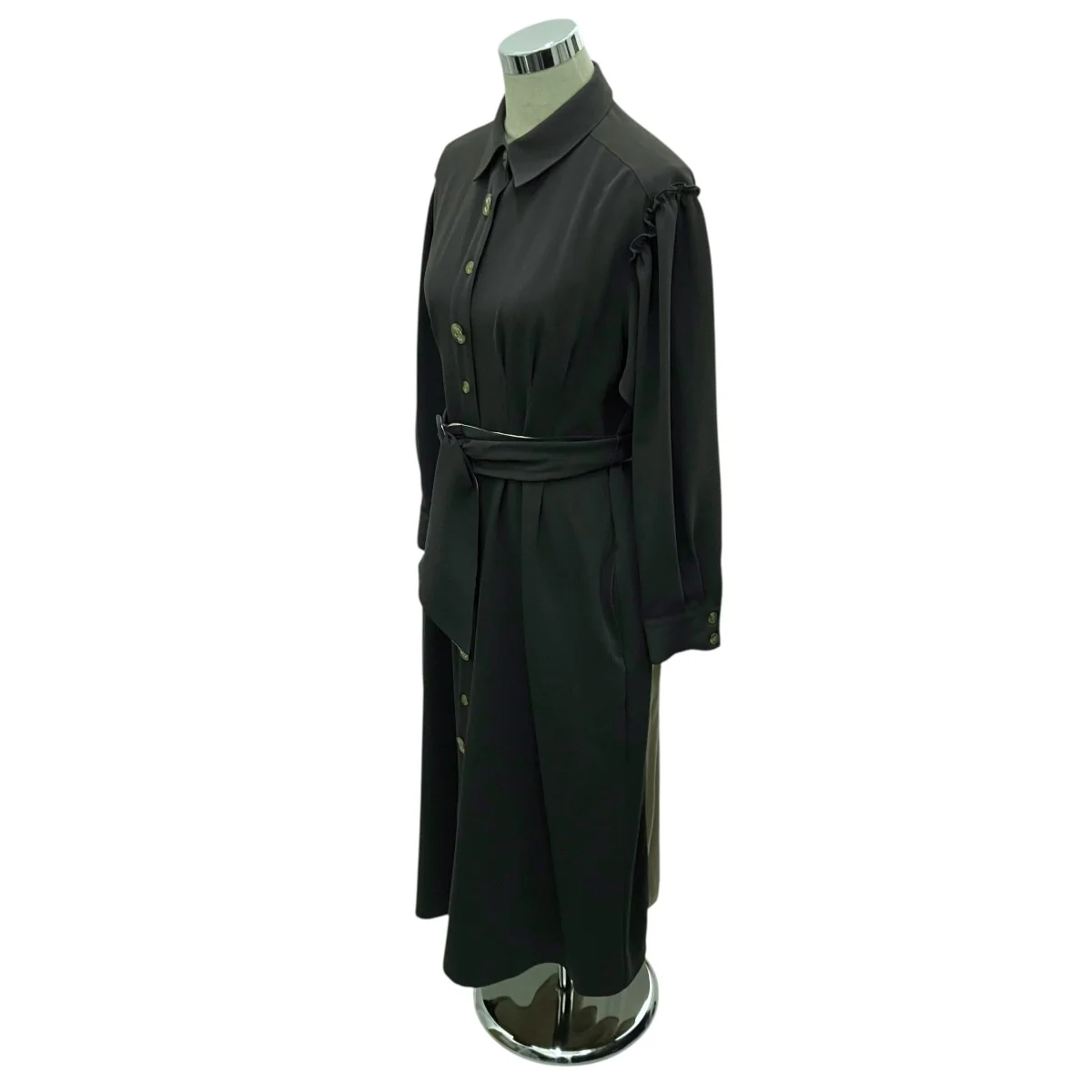 【TWO-TONE Belted Shirt Dress】ベルテッドワンピースHER1910106 - Image 3