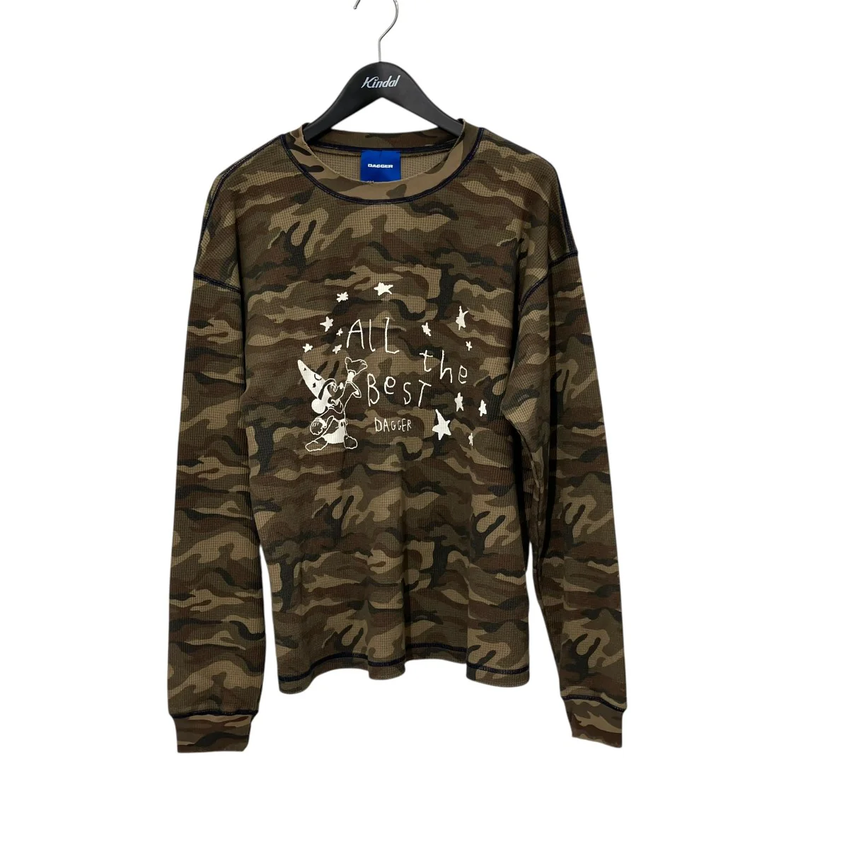 TAKING THE MICKEY CAMO LSカモフラージュサーマルカットソー