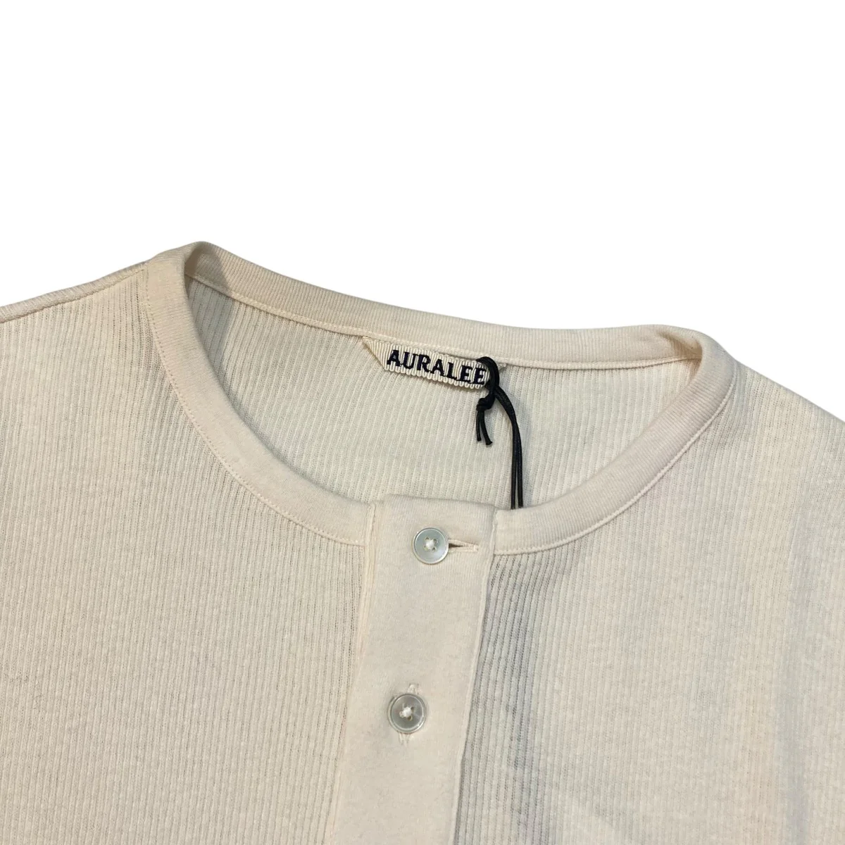 ORGANIC SOFT RIB HENLY NECK PULLOVER ヘンリーネックカットソー A25SP01OT - Image 3