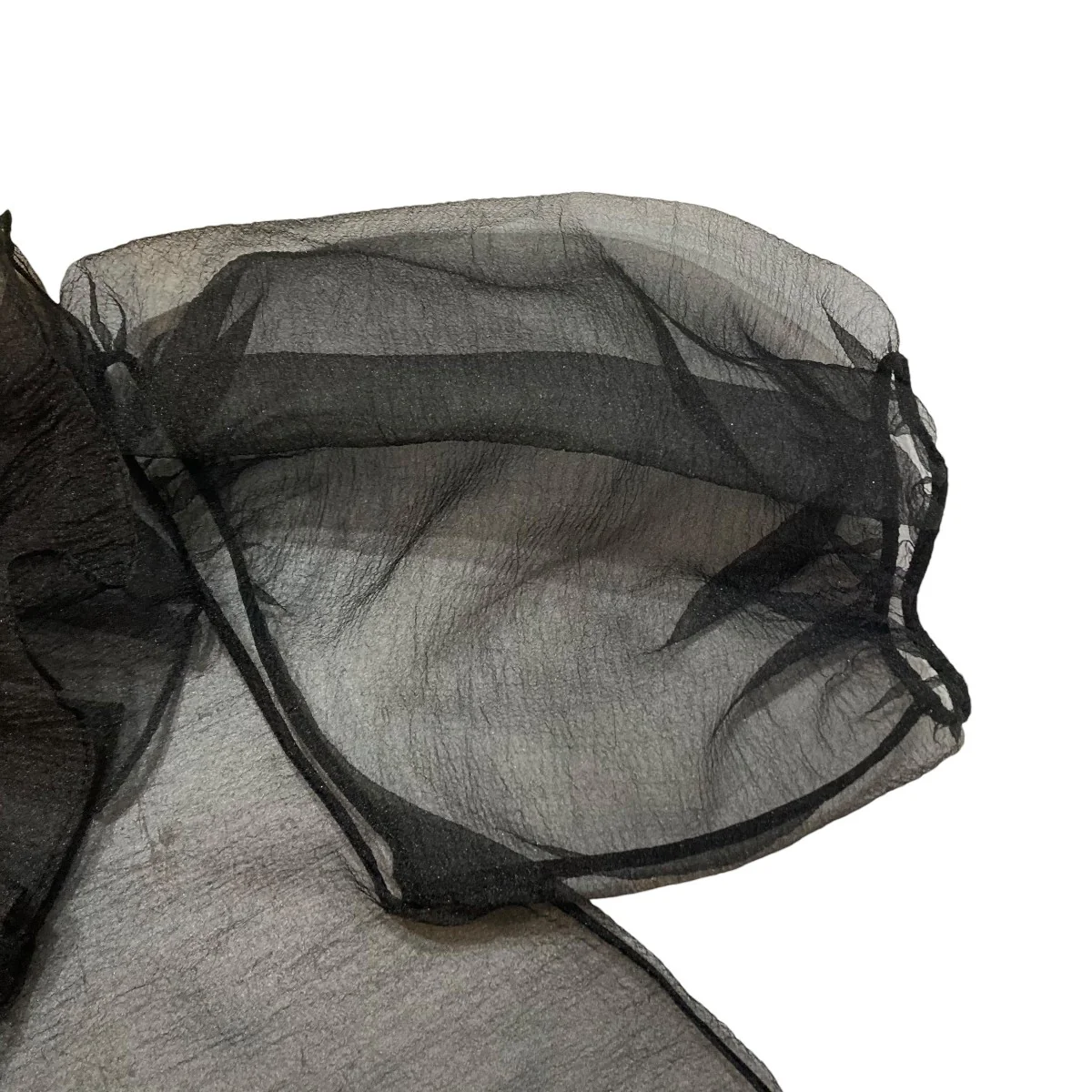 Organza Balloon Sleeve Top半袖ブラウス252-3048a - Image 4
