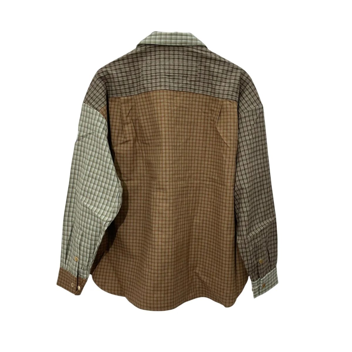 OVERSHIRTチェック長袖シャツST-216-MC - Image 2