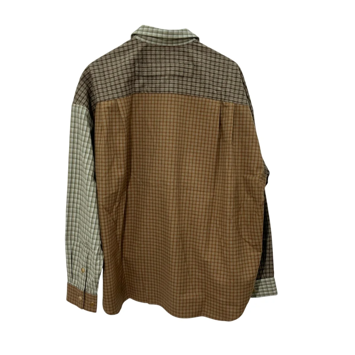 OVERSHIRTチェック長袖シャツST-216-MC - Image 2