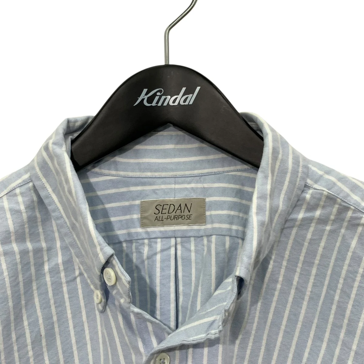 Oxford Stripe Big BD ShirtストライプボタンダウンシャツSD21F-SH01 - Image 3
