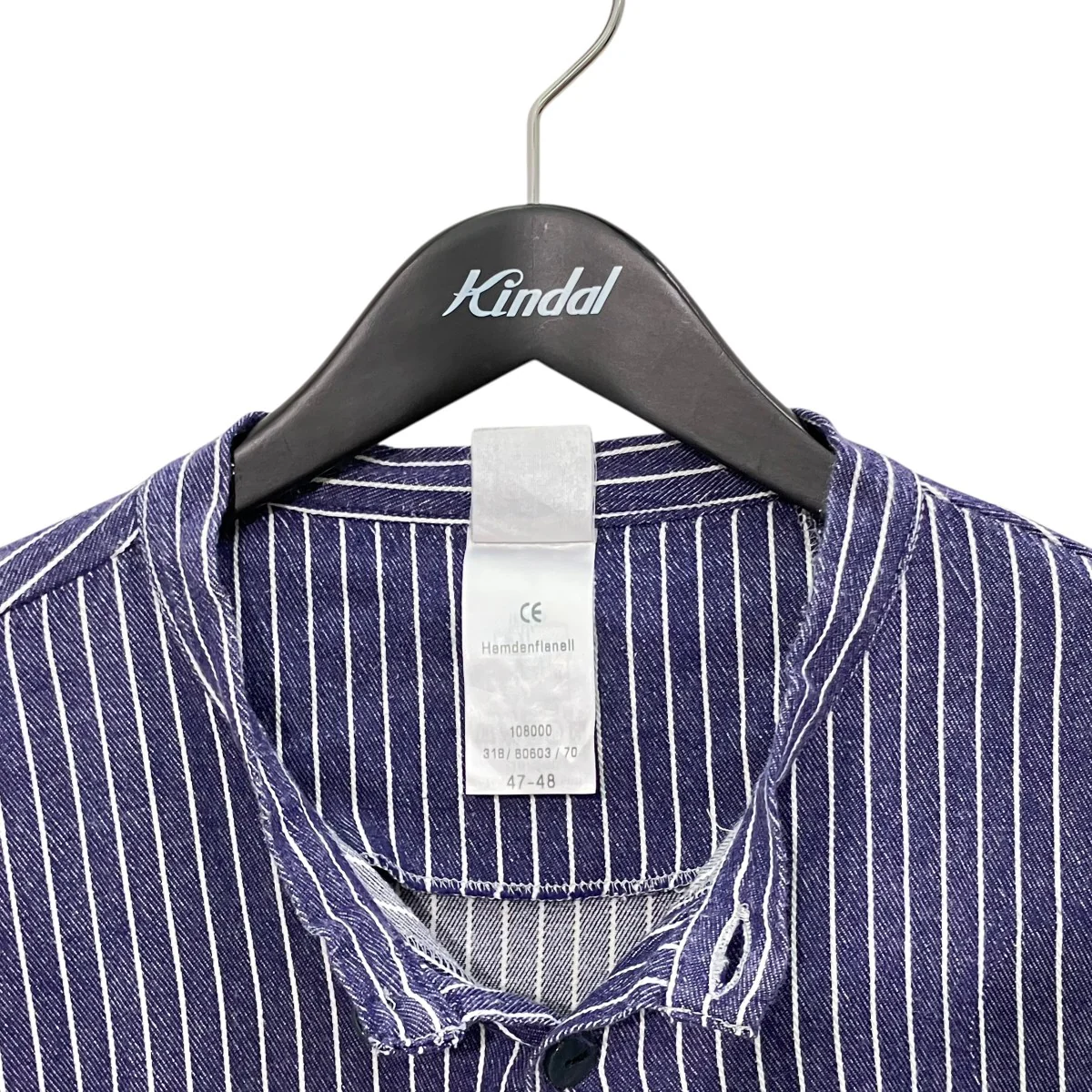 HB SCHUTZ BEKLEIDUNG prisoner shirtストライプ長袖シャツ - Image 3