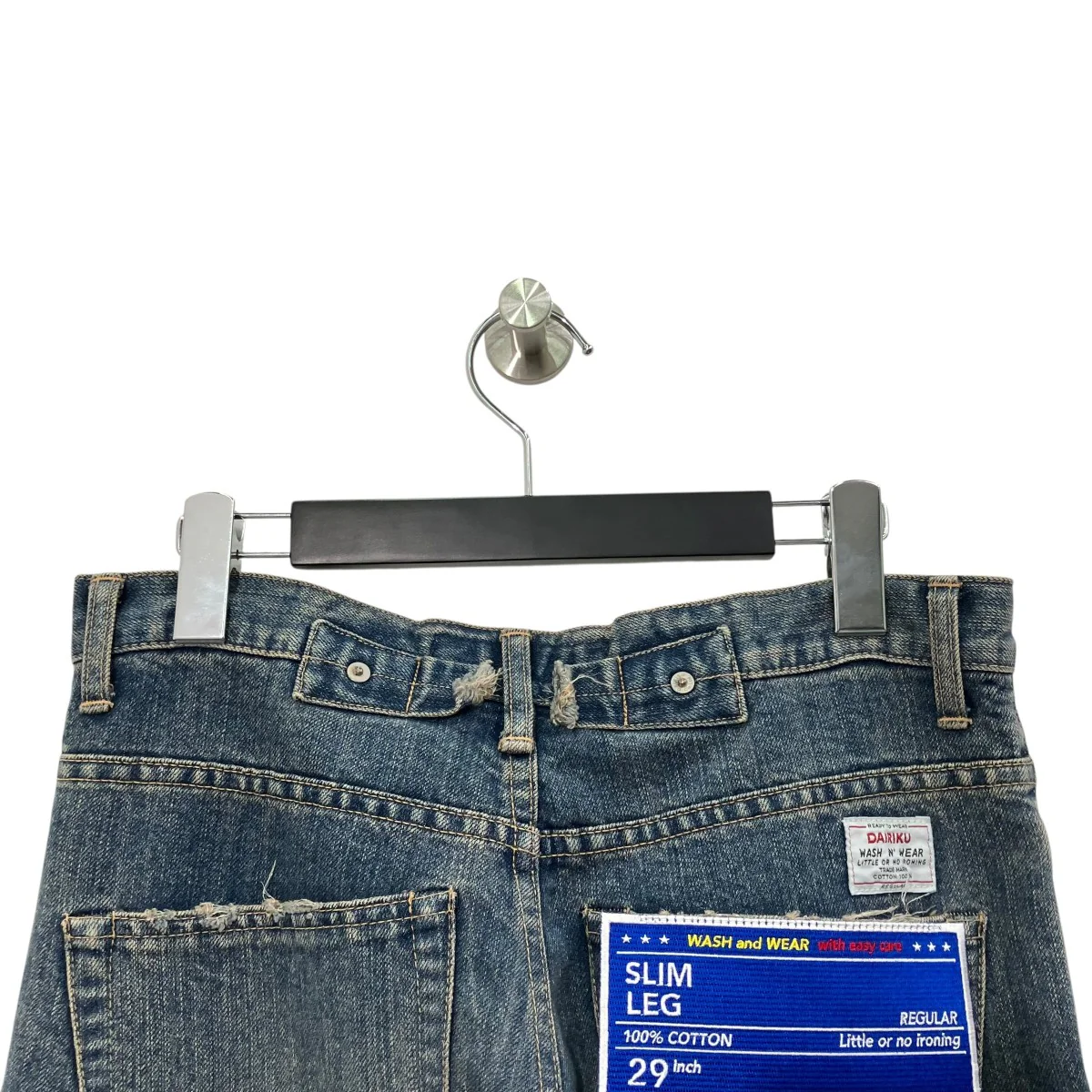 24AWSuper Long Lame Denim Pantsデニムパンツ24AW D-6 - Image 5