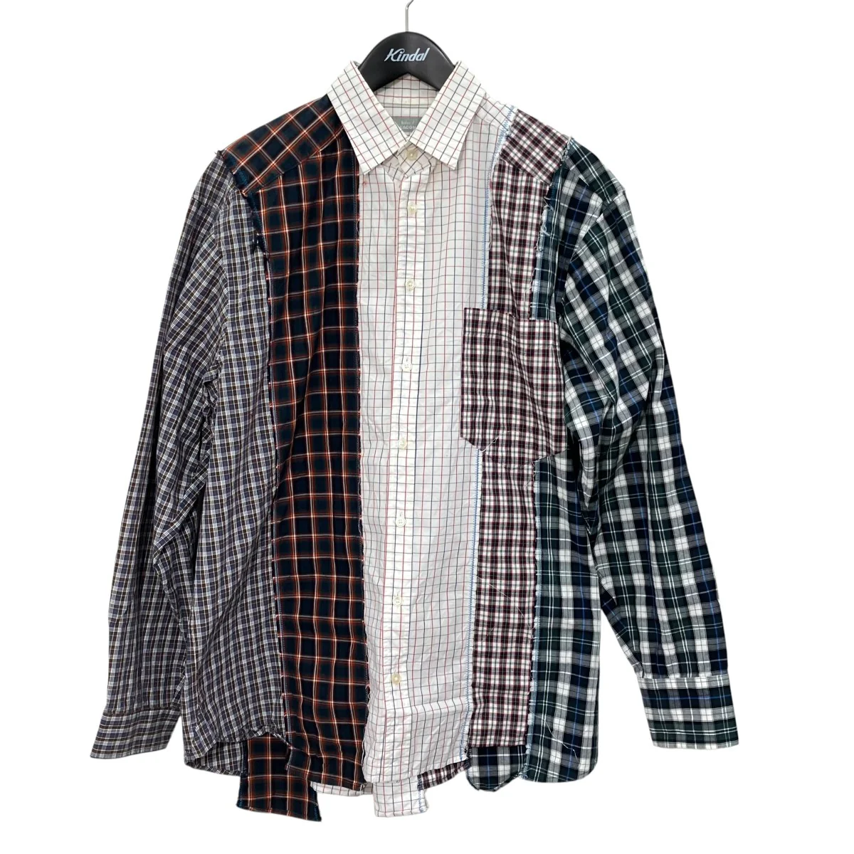 switching check shirtチェック長袖シャツ20SBM-B01143