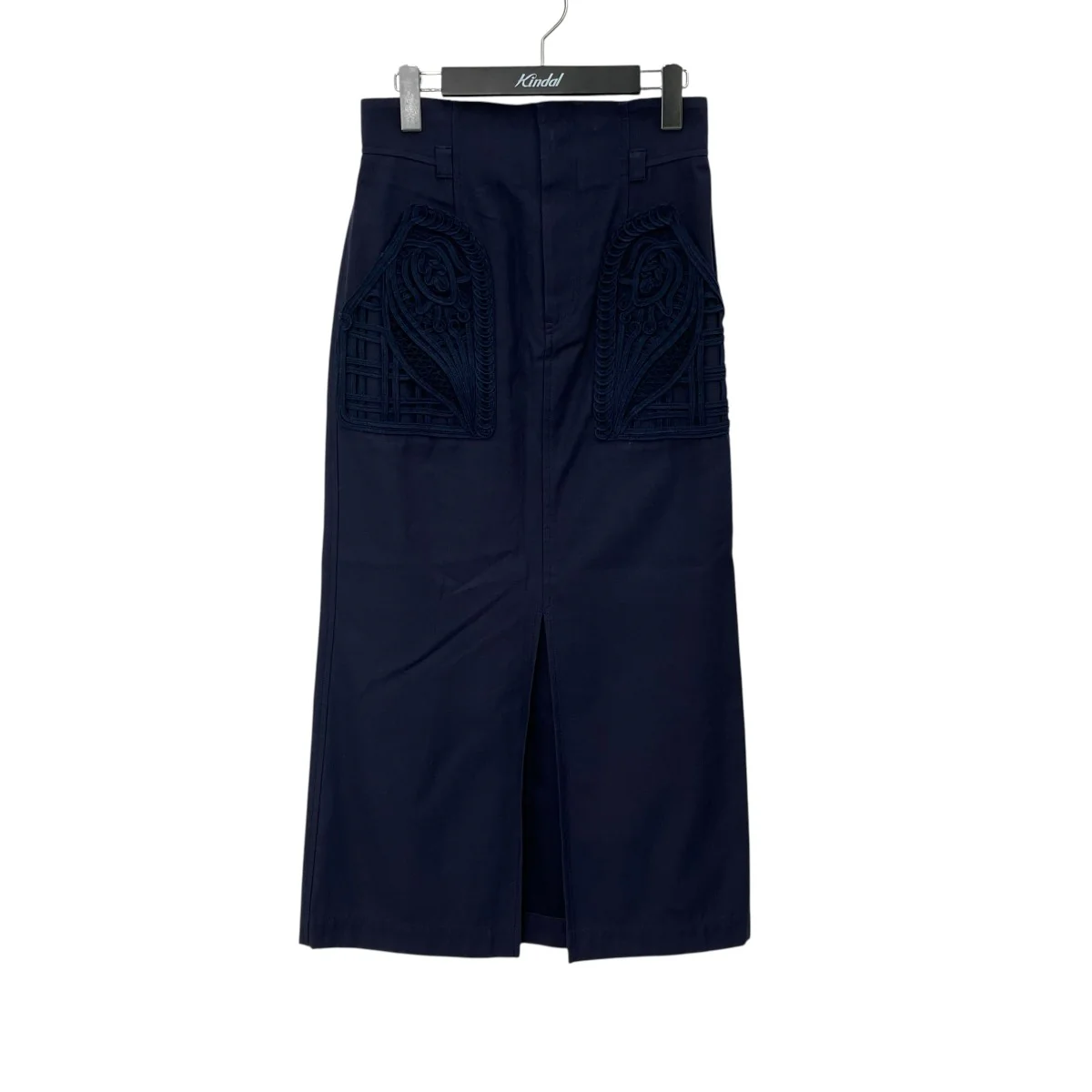 Cording Embroidered Nep-Cotton SkirtスカートMM22PS-SK715