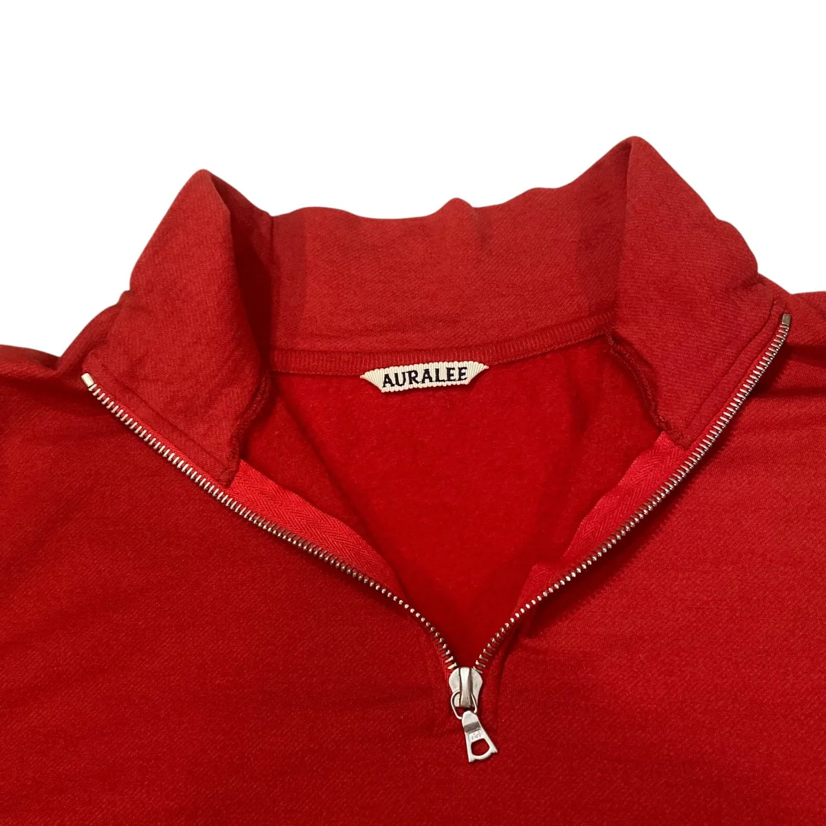 LIGHT WOOL SWEAT HALF ZIP P OハーフジップスウェットA25AP01WU - Image 4