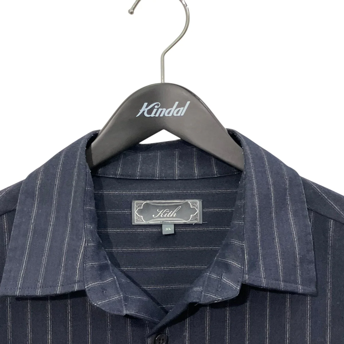 Flannel Tomas Shirtストライプ長袖シャツ25-050-060-0006 - Image 3