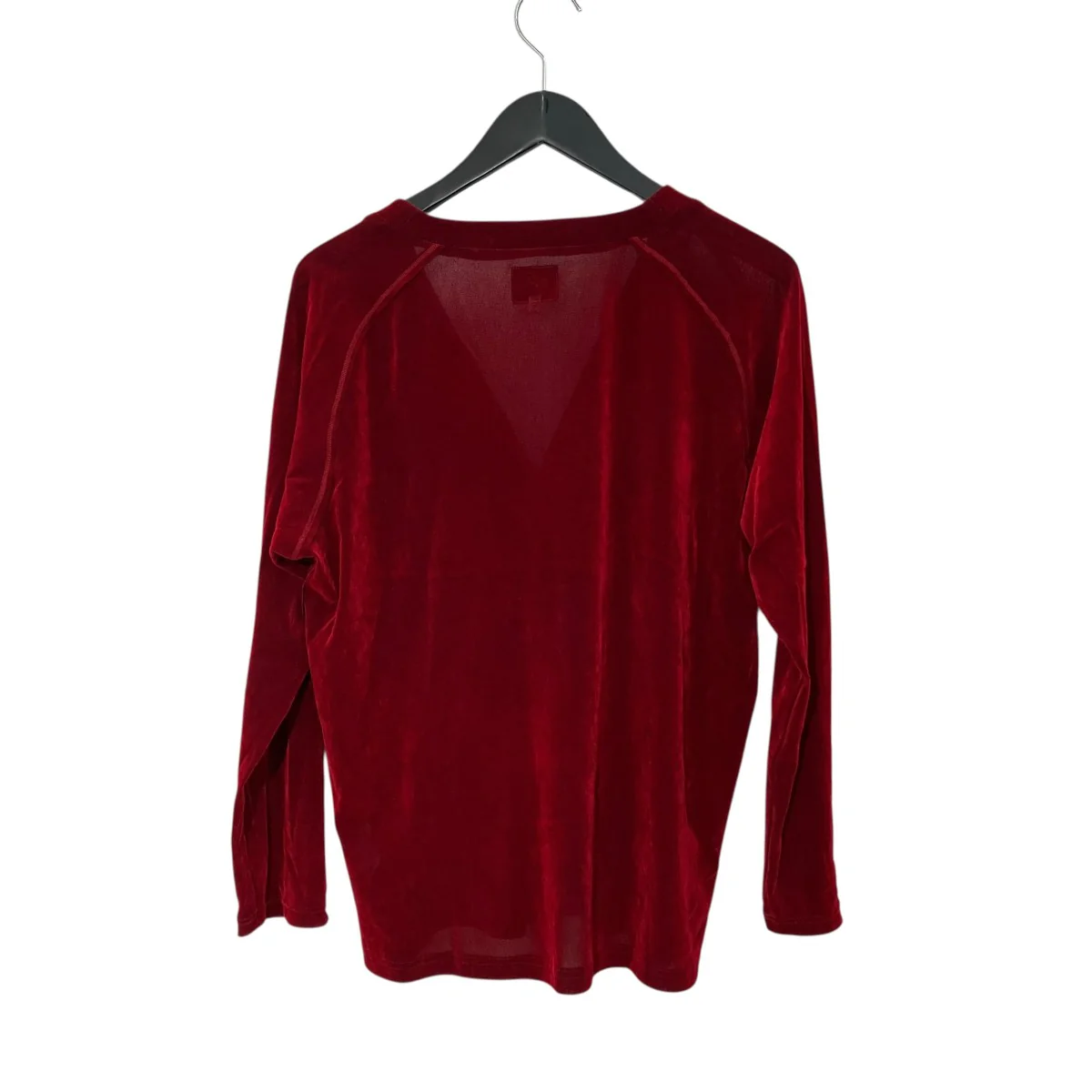 V Neck Cardigan -Nylon Mesh Flocky PrintedベロアカーディガンNS263 - Image 2