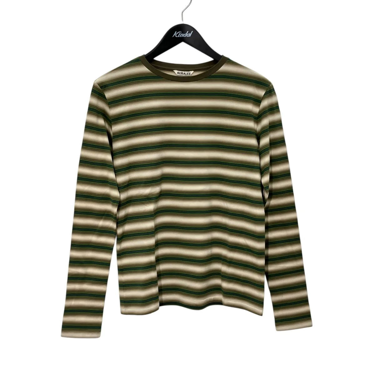 25AWGRADIENT STRIPE JERSEY L S TEEオンブレボーダーロングスリーブTシャツA25AP03GJ